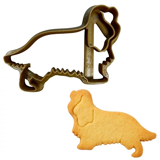 Spániel mintás sütemény kiszúró