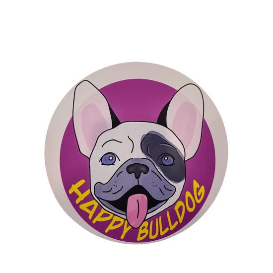 HappyBulldog egérpad, kör alakú