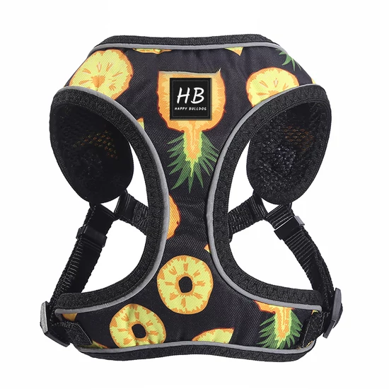 HAPPY BULLDOG ananászos komfort kutyahám, M-es