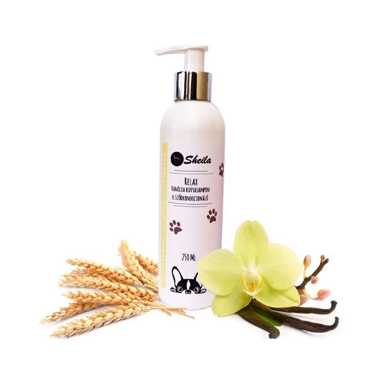 Sheila "Relax Vanília" kutyasampon és szőrkondicionáló