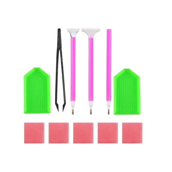 Gyémántfestéshez speciális készlet, 11 db-os