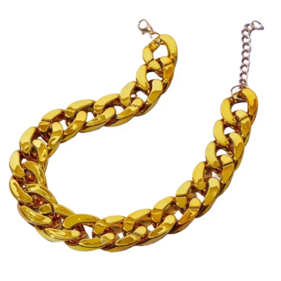 Design kutya nyaklánc, arany színben, L