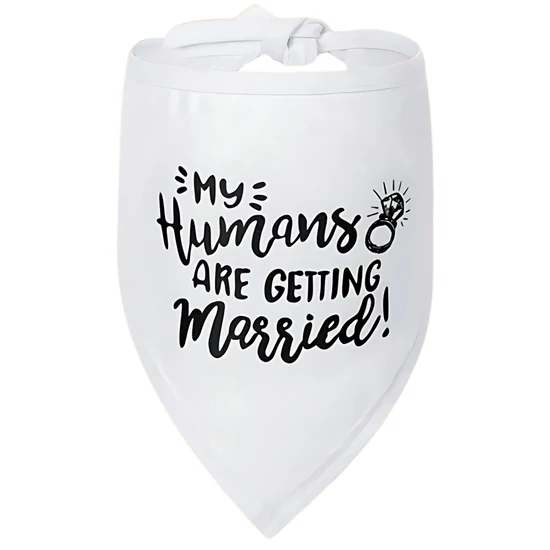 "Az embereim megházasodnak" feliratú kendő