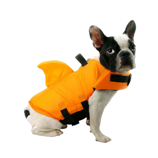 Cápauszonyos mentőmellény kutyák számára M-es (8-22 kg)