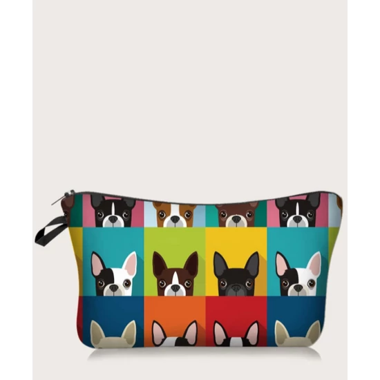 Francia bulldog mintájú neszeszer