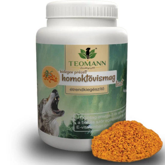 Teomann hidegen préselt Homoktövismag-liszt, 100g