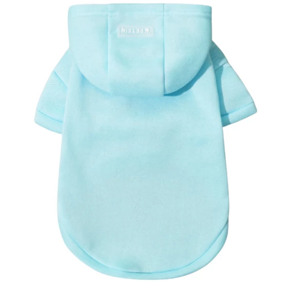 Kapucnis kutyapulcsi, világoskék, XL-es