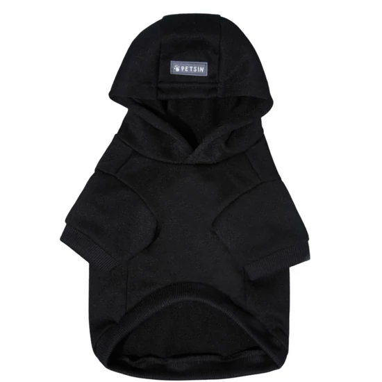 Kapucnis kutyapulcsi, fekete, M-es