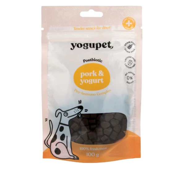 Yogupet Postbiotic Sertés &amp; Joghurt snack kisállatoknak