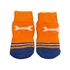 Csontocskás narancssárga kutyazokni, csúszásgátló talppal, M-es