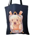 Kölyök golden retrieveres vászontáska