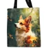 Corgi mintás vászontáska