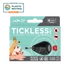 Vegyszermentes ultrahangos kullancs- és bolhariasztó medál kutyáknak és macskáknak, TICKLESS - fekete