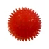 Kiharaphatatlan fogtisztító labda kutyáknak, 7 cm, piros