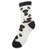 Kölyök tacskó mintás zokni mancsokkal és csonttal, 35-38-ig