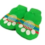 Kép 2/5 - Tappancsos zöld kutyazokni, csúszásgátló talppal, S-es