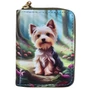 Kép 2/3 - Yorkshire terrier mintás cipzáras kis pénztárca