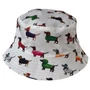 Kép 1/3 - Tacskó mintás halászsapka, fehér