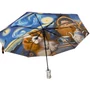 Kép 2/2 - Van Gogh stílusú spániel mintás összecsukható esernyő