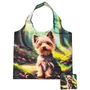 Kép 1/3 - Yorkshire terrier mintás összehajtható bevásárlótáska tároló tokban
