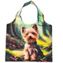 Kép 2/3 - Yorkshire terrier mintás összehajtható bevásárlótáska tároló tokban
