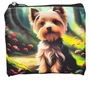 Kép 3/3 - Yorkshire terrier mintás összehajtható bevásárlótáska tároló tokban