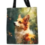 Kép 1/3 - Corgi mintás vászontáska