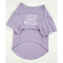 Kép 5/5 - "Cute but psycho" pamut kutyaruha, kék, L-es