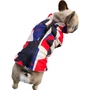Kép 1/6 - Free Dogs bélelt kutyakabát, piros, 3XL-es (angol bulldog méret)