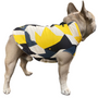 Kép 1/5 - Free Dogs bélelt kutyakabát, sárga, L-es (francia bulldog méret)