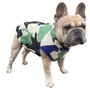 Kép 2/5 - Free Dogs bélelt kutyakabát, zöld, XL-es (francia bulldog méret)