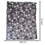 Kép 4/4 - Csont mintás wellsoft pléd, 200 x 230 cm, szürke