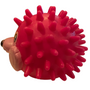 Kép 2/4 - Fogtisztító süni labda - csipogó játék kutyáknak, 8 cm, pink