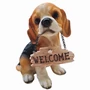 Kép 1/3 - WELCOME Beagle szobor, nagy