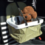 Kép 4/6 - Biztonsági kutyaülés autóba, kisállat hordozó, olivazöld