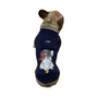 Kép 1/3 - Francia bulldog mintás kutyapulcsi, kék, M-es