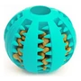 Kép 2/3 - Denta Fun menta ízesítésű fogtisztító gumilabda, 5 cm, világoskék