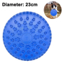 Kép 2/3 - Mancs mintás kutyafrizbi (rágható gumi) 23 cm átmérővel, kék