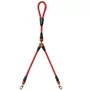 Kép 1/2 - Kötélpóráz dupla elosztóval, 110 cm, piros