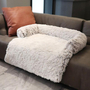 Kép 2/5 - Pet Bed kutyaágy kanapéra, kanapévédő kutyaágy, szürke, S méret (76 x 76 x 15 cm)