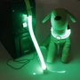 Kép 2/2 - Világító éjszakai LED póráz USB töltéssel, zöld