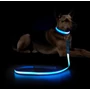Kép 1/2 - Világító éjszakai LED póráz USB töltéssel, kék