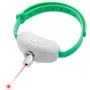 Kép 2/8 - Interaktív lézeres macskanyakörv USB töltéssel, zöld