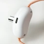 Kép 4/8 - Interaktív lézeres macskanyakörv USB töltéssel, barackszín