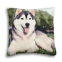 Kép 1/2 - Husky mintás párna, 45 x 45 cm