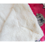 Kép 6/8 - Bulldog mintás PRÉMIUM mikroplüss bárány pléd, 200 x 230 cm, rózsaszín