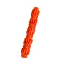 Kép 1/4 - Természetes gumibot fogtisztító kutyajáték, 22 cm, narancssárga