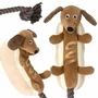Kép 3/3 - Tacskó plüss hot-dog kutyajáték