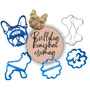Kép 1/6 - Bulldog mintás konyhai sütőforma csomag