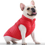 Kép 2/5 - Vízálló, szőrmentes kutyakabát, piros, XS-es